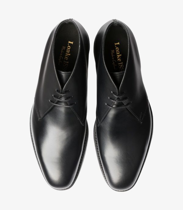 Loake Pimlico juodi chukka aulinukai