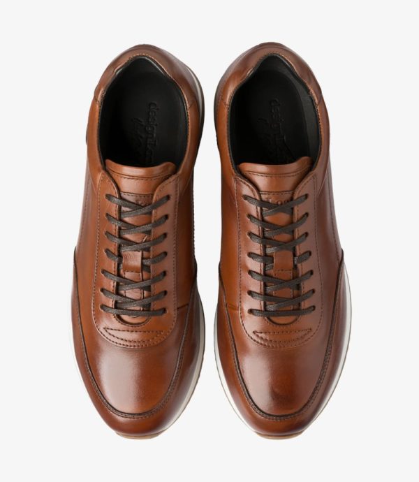 Loake Bannister odiniai vyriški kedai rudi