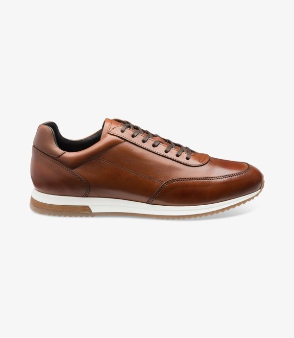 Loake Bannister odiniai vyriški laisvalaikio kedai rudi