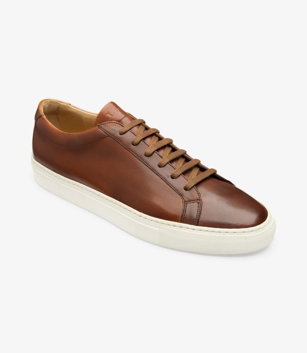 Loake Sprint kokybiški vyriški odiniai sportbačiai rudi 1