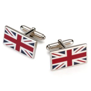 Sąsagos su D. Britanijos vėliava