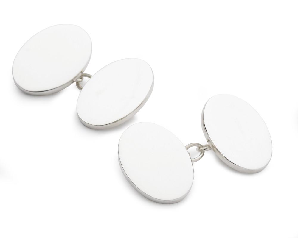 Sąsagos Sidabrinės ovalo formos (grandinės jungtys)