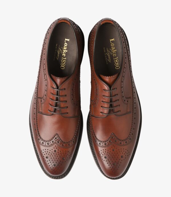 Loake Birkdale Raudonmedžio spalvos odiniai vyriški batai