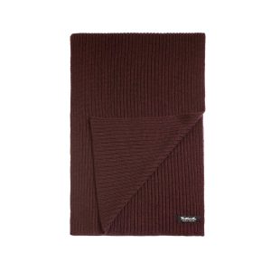 Šiltas vyriškas šalikas iš Merino Vilnos, bordo spalvos