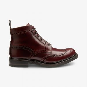 Loake Bedale burgundiški brogue vyriški aulinukai