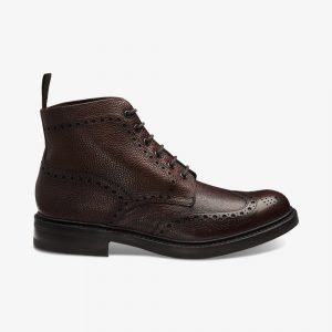 Loake Bedale brogue vyriški aulinukai iš tekstūrinės odos