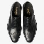 Loake Buckingham juodi batai prie kostiumo