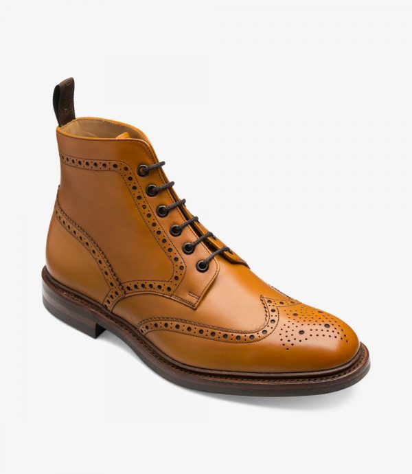 Loake Burford perforuoti stilingi vyriški batai su aulu