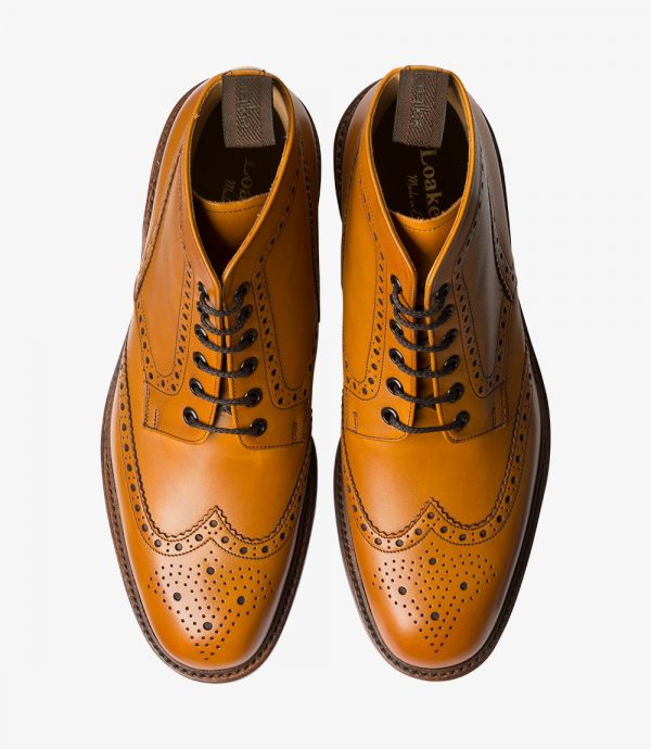 Loake Burford perforuoti stilingi vyriški batai su aulu