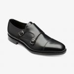 Loake Cannon juodi vyriški batai su sagtimis