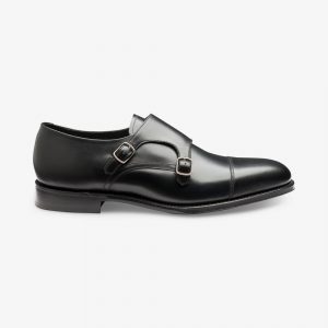 Loake Cannon juodi vyriški batai su sagtimis