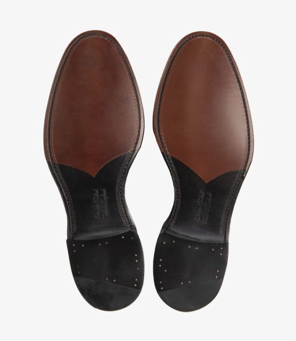 Loake Hornbeam juodi loaferiai odiniais padais
