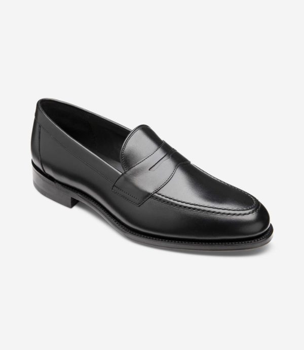 Loake Hornbeam juodi loaferiai