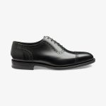 Loake Fleet juodi batai prie kostiumo