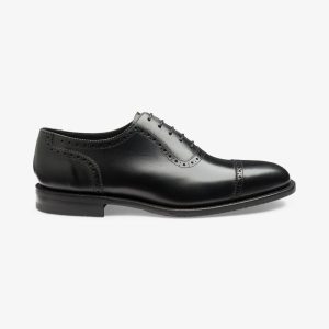 Loake Fleet juodi batai prie kostiumo